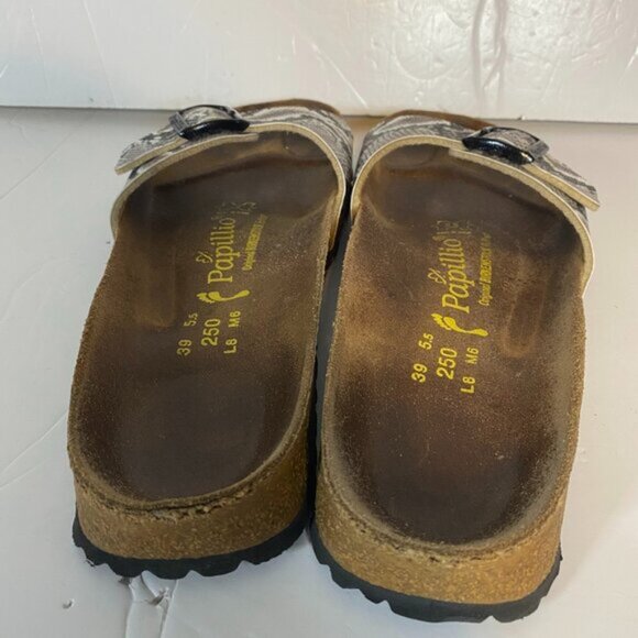 Papillio by Birkenstock Madrid Snake Print Women’s Slide Sandals Size 39 - Picture 8 of 9